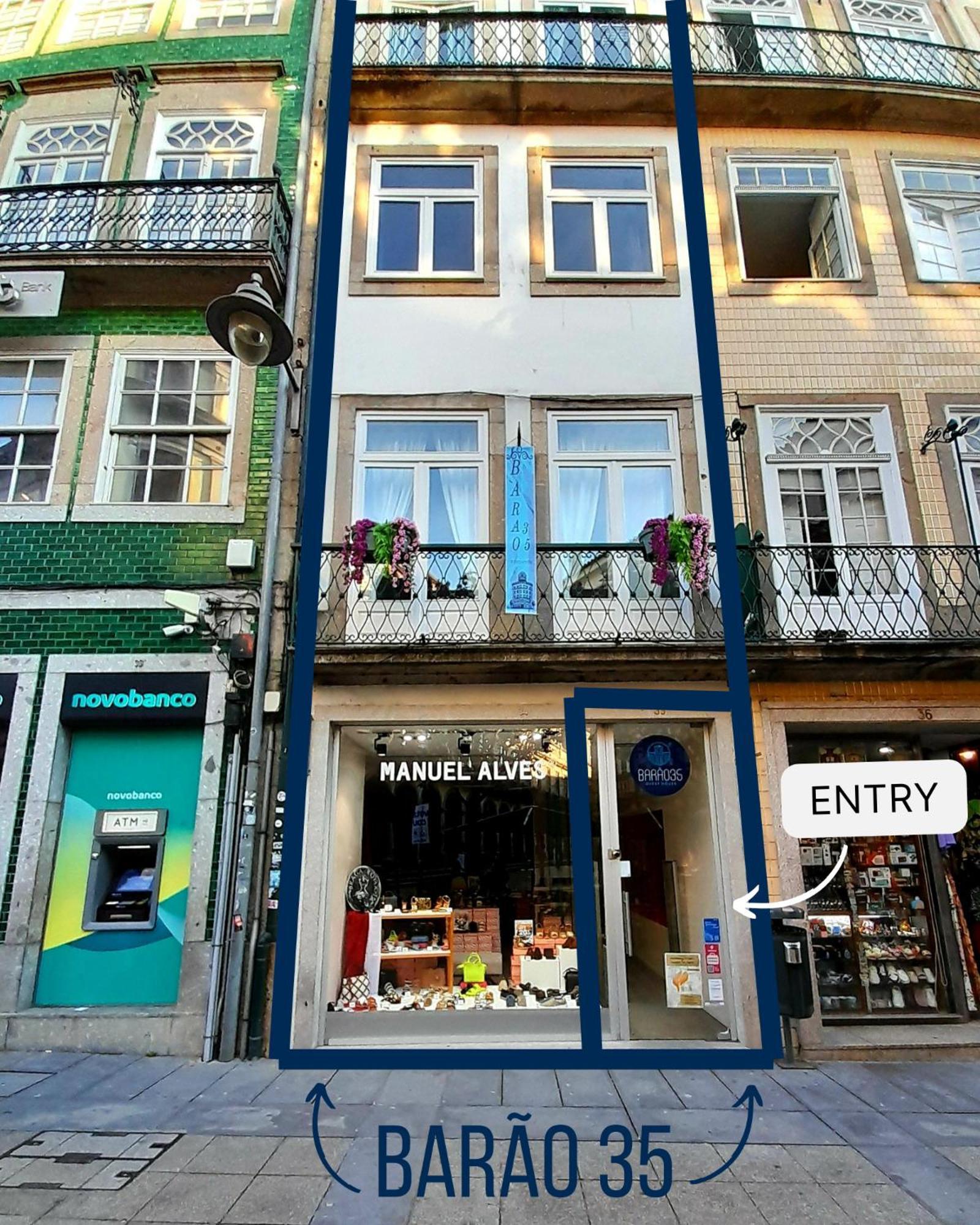 Barao 35 Guest House Braga Bagian luar foto